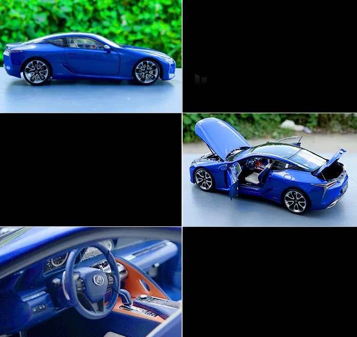 Высокая имитация LEXUS LC500h Коллекция Модель 1:18 Расширенный сплав модель автомобиля, литая металлическая модель игрушечного автомобиля
