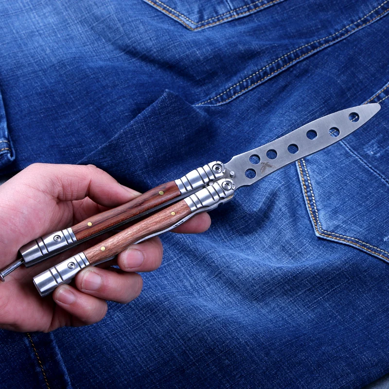 CS GO balisong игрушки с деревянной ручной складной бабочкой kinves модель для мальчиков |