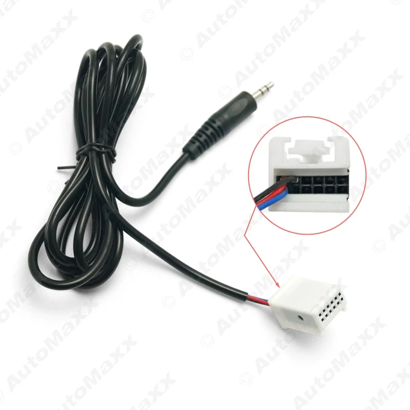 Автомобильный стереоаудиокабель FEELDO 3 5 мм с адаптером AUX для Volkswagen Polo/Golf/Seat Ibiza OEM