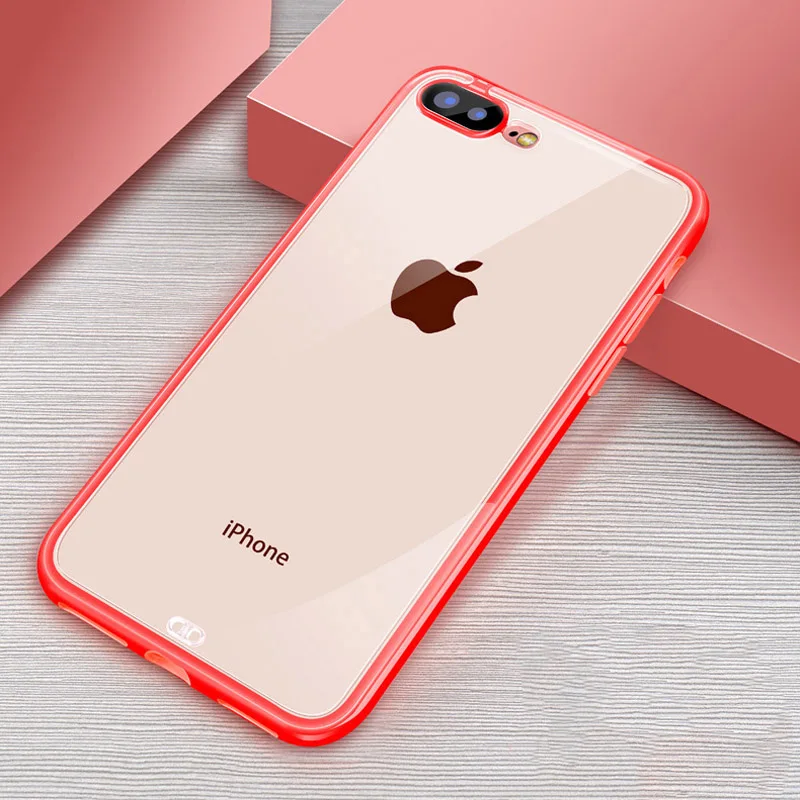 Прозрачный чехол для iPhone X XS MAX 8 7 6 s Plus Ультратонкий Мягкий ТПУ силиконовый XR Coque