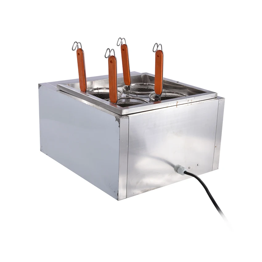 Коммерческая электрическая плита для макаронных изделий Φ 4 горшка котел из