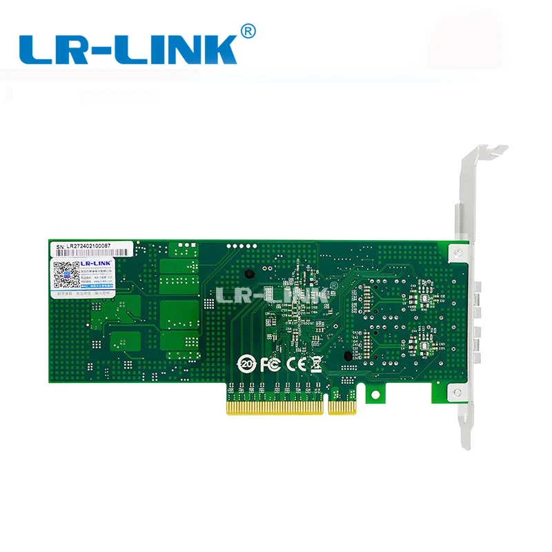 LR-LINK 6822XF-2SFP+ PCI-E x8 Mellanox ConnectX-3 Двойная оптическая карта сетевого интерфейса Ethernet 10