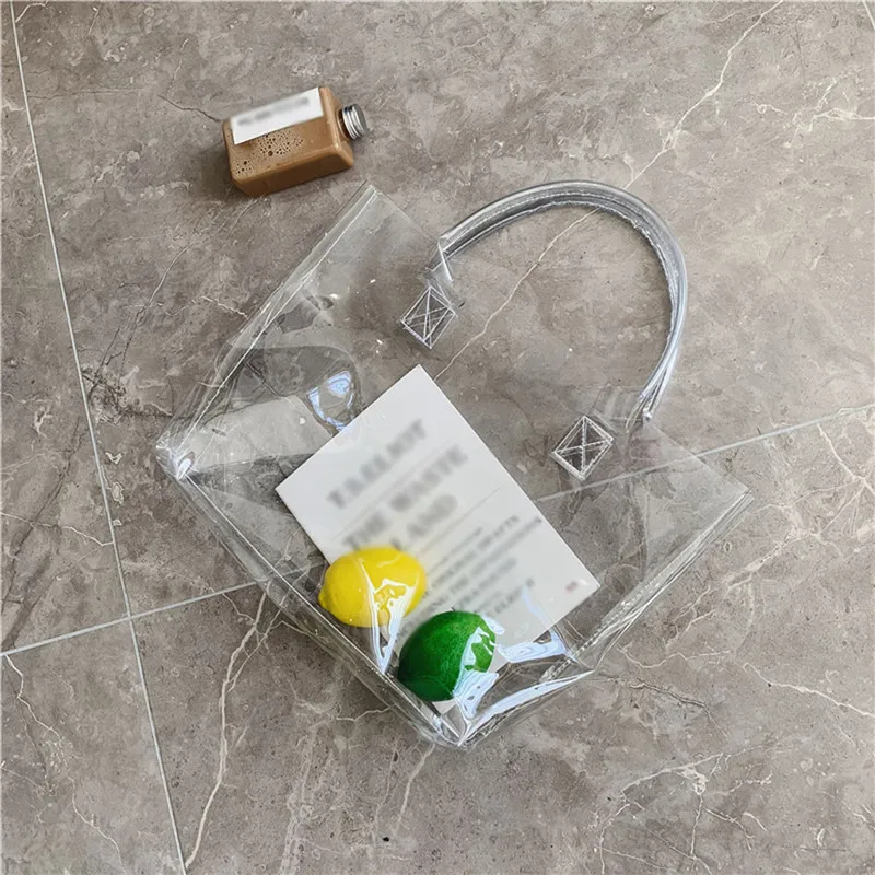 2019 Роскошные брендовые прозрачные женские сумочки из ПВХ пластиковые летние