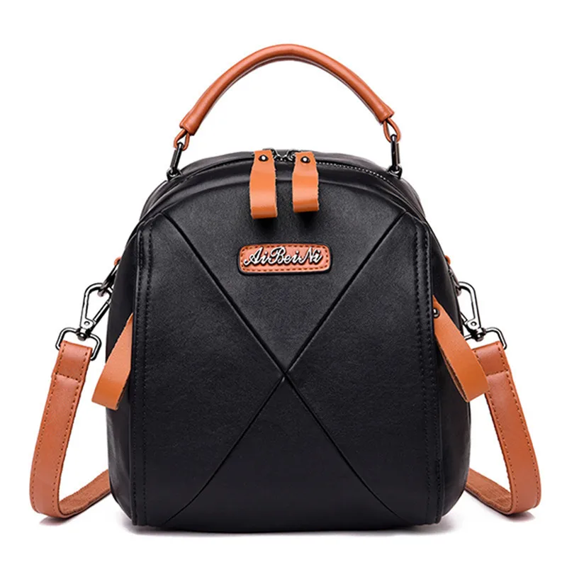 Пояса из натуральной кожи для женщин рюкзак дизайнер Back Pack черный школьная сумка для девочек Малый сумки через плечо женский мини