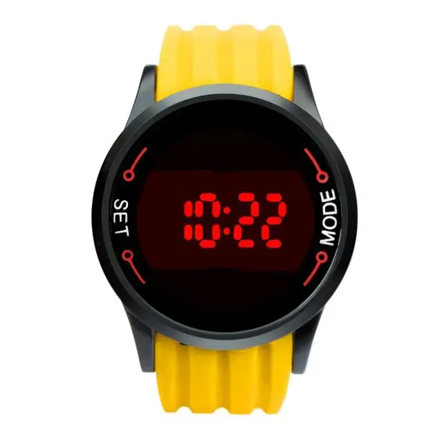 Модные и повседневные часы с силиконовым ремешком Paradise 1 шт. круговым узором