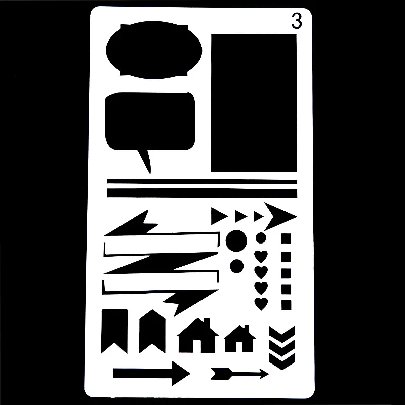 DIY Scrapbooking Water Droplets Stamp Label Embossing Drawing Spray Template Arts Crafts Digital Plastic Folders | Дом и сад