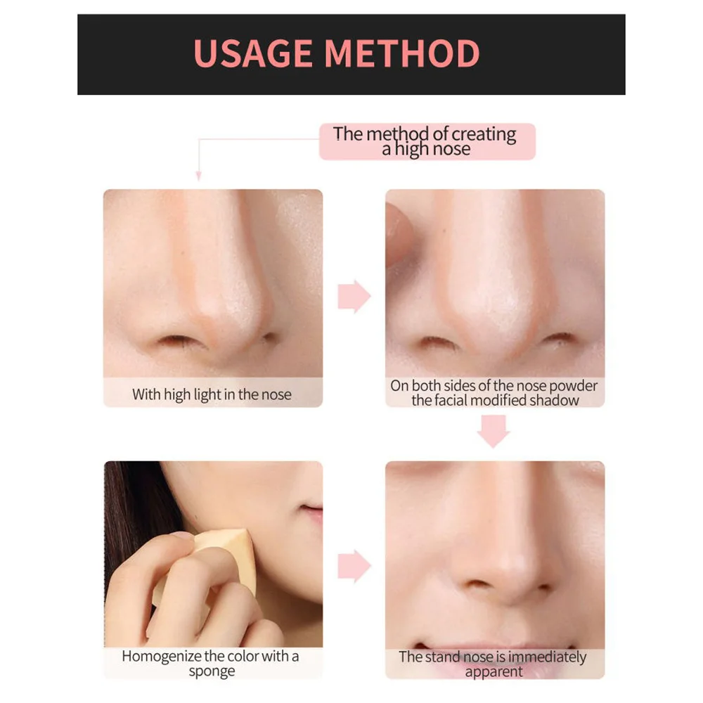 Aikimuse Brand Double Head 3D Bronzer Highlighter Stick Face Makeup Concealer Pen Foundation Cream Texture Contour Pencil | Красота и
