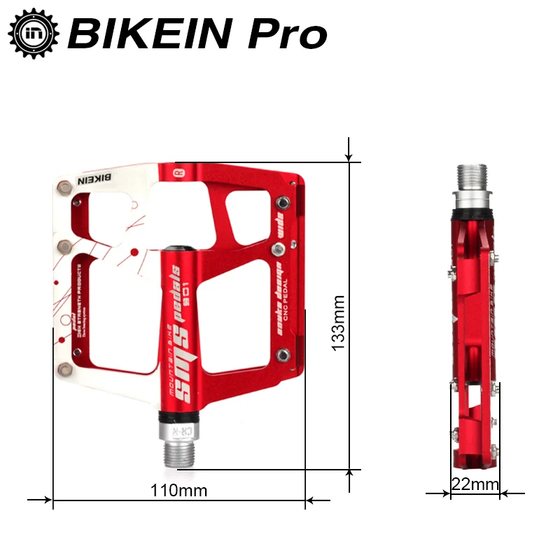 BIKEIN CNC Aluminun 9/16 &quot3 герметичные подшипники MTB BMX педали на платформе для горного