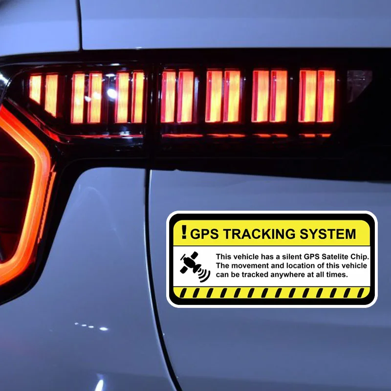 YJZT 10.8*5CM GPS Tracking System Perfect Decals Car Sticker PVC C1-3016
