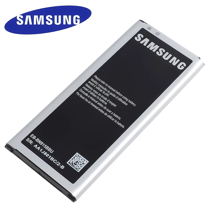 Оригинальный аккумулятор для SAMSUNG N915 EB-BN915BBE 3000 мАч Samsung Galaxy Note4 Edge N915F N915G Сменный