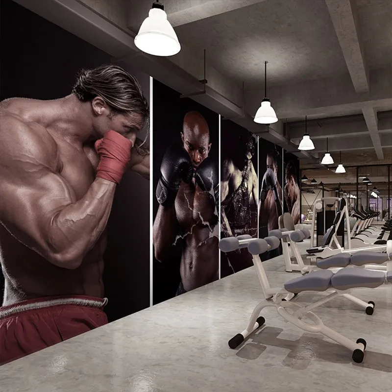 Фотообои для занятий боксом на заказ индивидуальная тема художественные росписи
