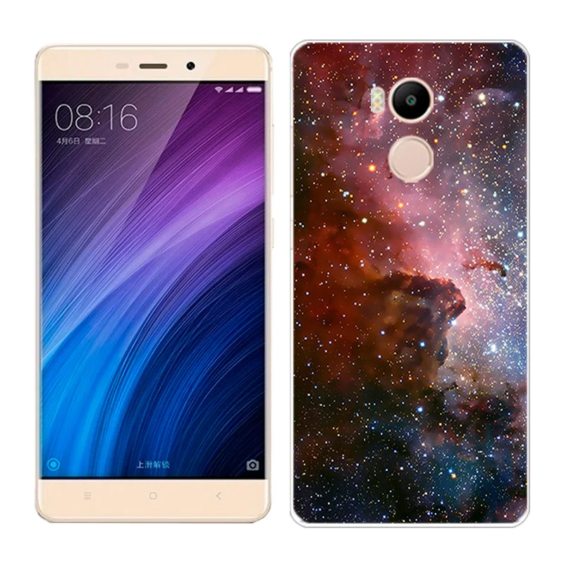 01 Для Xiaomi Redmi 4 Pro 4 Prime чехол силиконовый для Xiaomi Redmi 4 чехол для телефона с рисунком пейзажа 5," для Xiapmi Redmi 4S - Цвет: 01