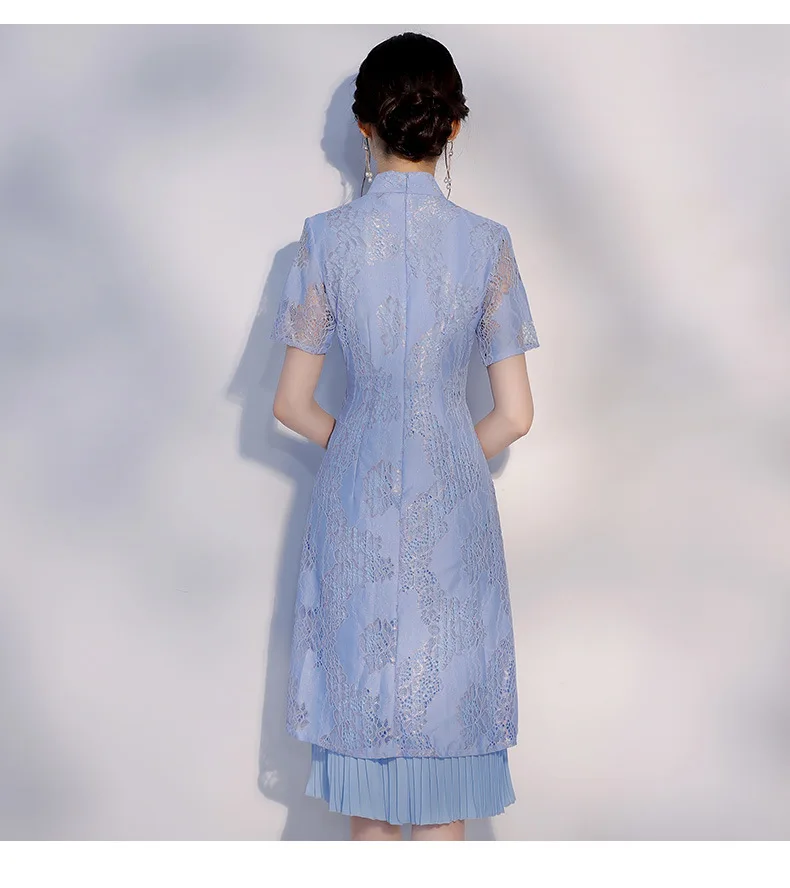 Летнее платье aodai Вьетнам qipao для женщин Традиционная Восточная одежда платья ao dai