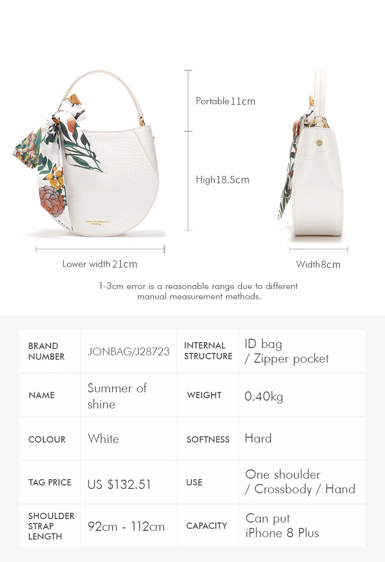 JONBAG, Маленькая женская сумка, новинка, xiaoxiang, летняя, маленькая, свежая, женская сумка, сумка с воздушной подушкой