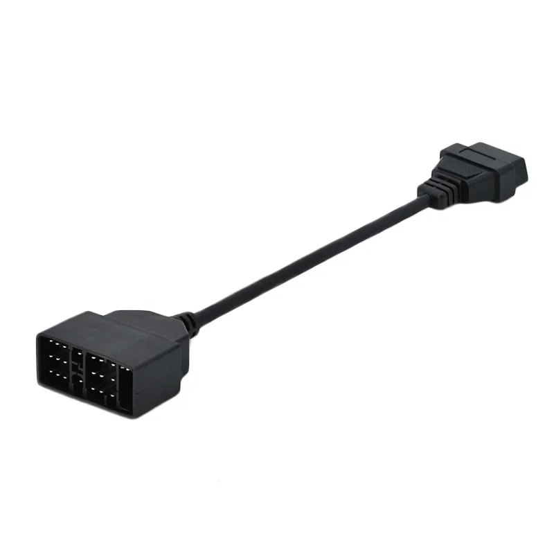 Для Toyota 22Pin к OBDII 16 контактный гнездовой разъем адаптер кабель DLC для 17pin OBD
