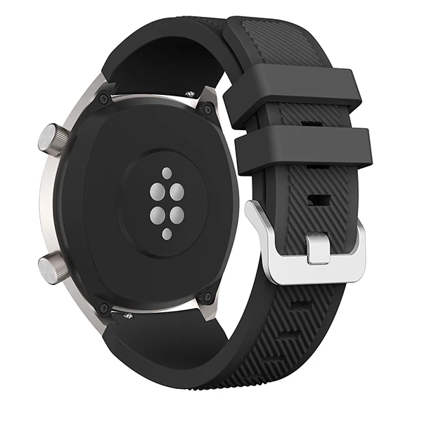 Black Спортивный ремешок для huawei watch GT ремешок Смарт часы замена ремешок для часов браслет для huawei Часы GT браслет 46 мм аксессуары - Цвет ремешка: Black