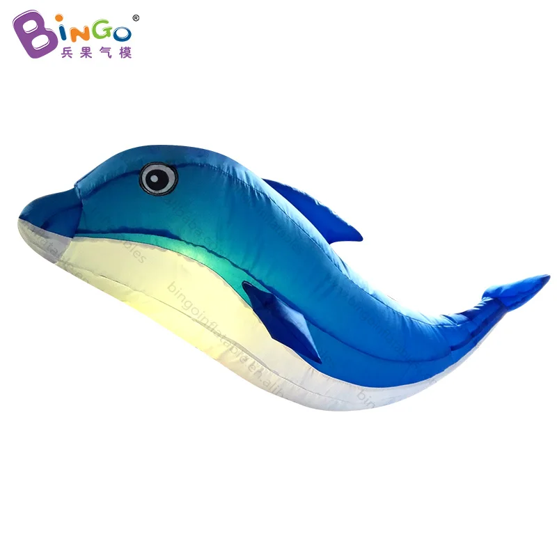 

1M Inflatable dolphin light balloon hanging decoration for Ocean theme party