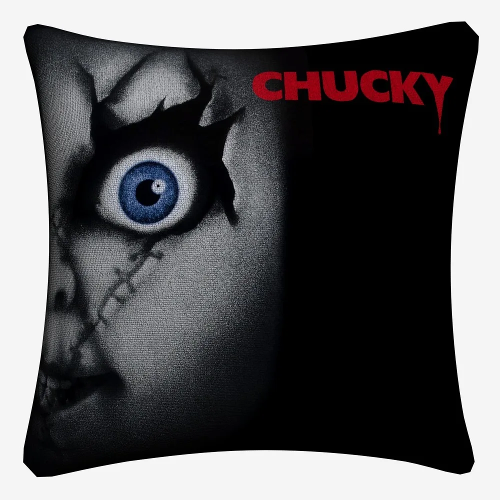Кукла Чаки фильм ужасов декоративное хлопковое белье Наволочка 45x45 см для дивана