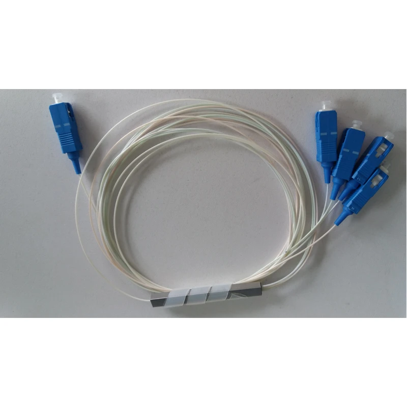 1x4 волоконно оптический разветвитель plc стальной трубки типа одномодовый sc/ПК 10