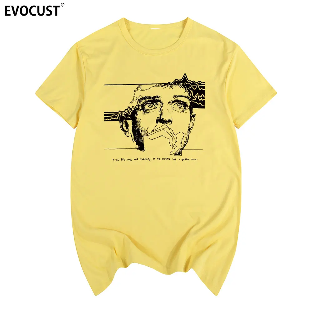 Футболка Joy Division Ян Кертис в стиле панк-рок 2019 хлопковая Мужская футболка новая