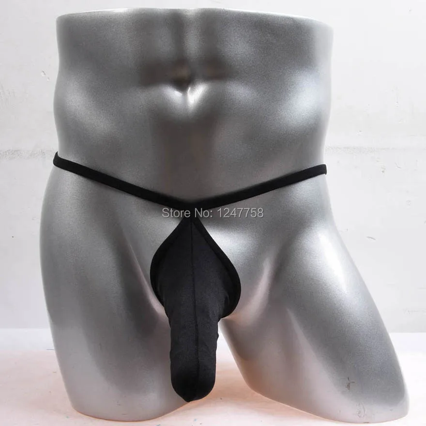 

Men's Soft & Smooth Stretch Micro Thong Underwear Guy Spandex Mini Cut G Strings
