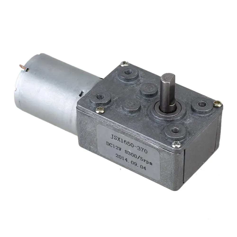 12В 5 об/мин высокий крутящий момент турбо червячный двигатель правый угол