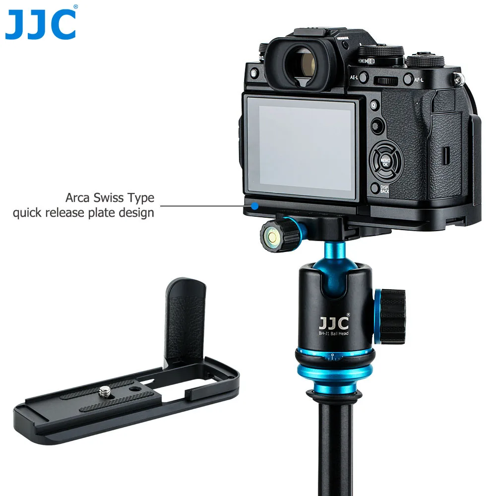 JJC Камера Quick Release Plate L кронштейн держатель рукоятка для ЖК-дисплея с подсветкой Fujifilm X-T3 X-T2 XT2 XT3 Камера s заменяет Fuji MHG-XT3 MHG-XT2