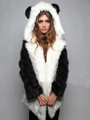 

Women Cartoon Styling Faux Fur Coat