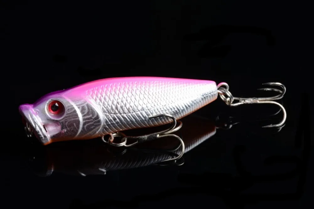 6PCS/lot Good Price Wholesale Plastic Soft Popper Fishing Lures 9.2g/6.5cm | Спорт и развлечения