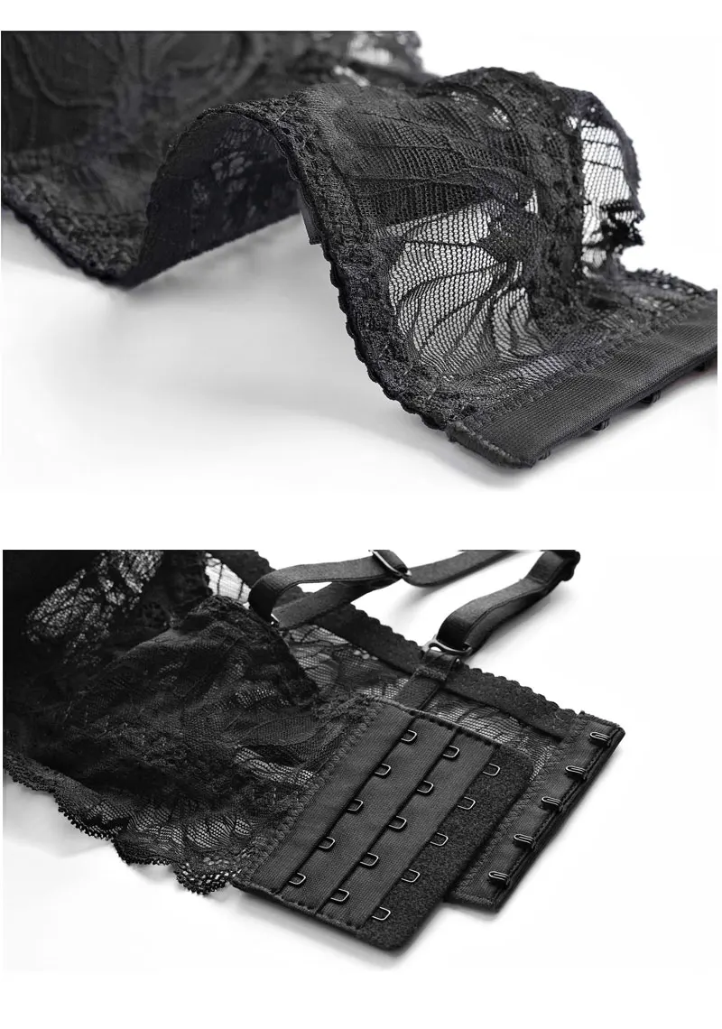 Norns женщин сменные сумки на плечо strap1/2 кружевное с вышивкой бюстгальтеры прозрачный бюстгальтер, чашечки расположены рядом, пуш-ап, бюстгальтер, нижнее белье