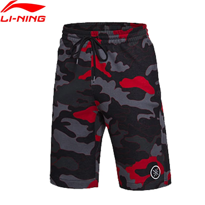 (Распродажа) Li Ning мужские спортивные шорты Wade 87% хлопок 13% полиэстер удобные