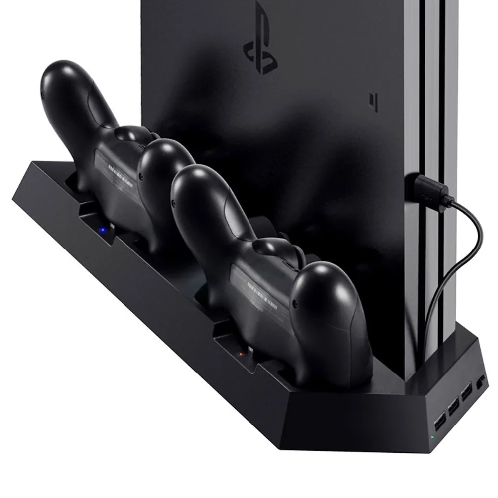 Вертикальная подставка Зарядное устройство для PS4/PS4 Pro/PS4 Тонкий Dual зарядная