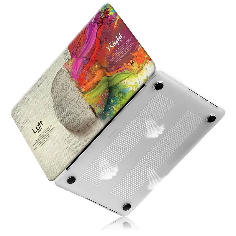 4in1 Plastic Laptop Shell Hard Case+Keyboard Cover+Screen Film+Dust Plug For11 12 13 15 inch Macbook Air Pro Retina Touch Bar | Компьютеры