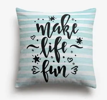 NO7 Sweetenlife, декоративные подушки в скандинавском стиле, 50*50, подушки для домашнего декора, подушка из хлопка и льна, наволочки, геометрические диванные подушки - Цвет: NO7