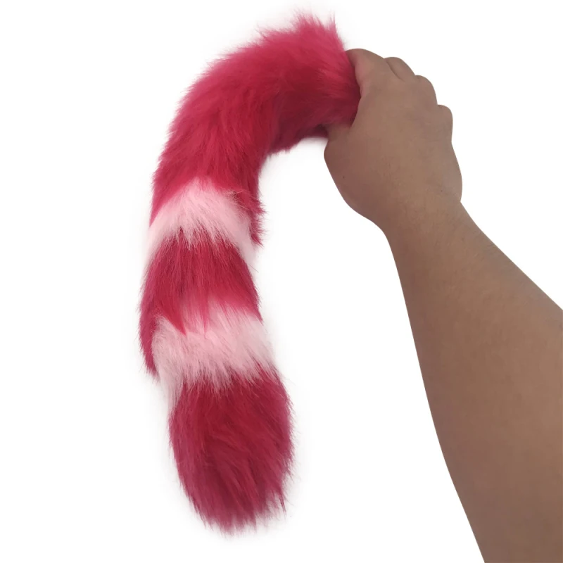 Анальная секс игрушка S/M/L пробка расширитель ягодиц розовый и красный лисий