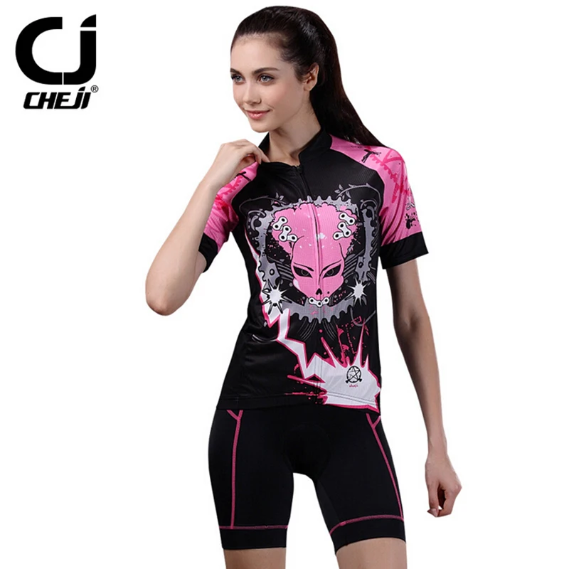 CHEJI новый велосипед С Коротким рукавом велоспорт джерси устанавливает Одежда