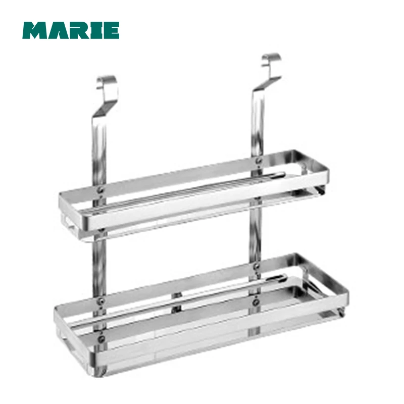 Полки для ванной комнаты двухслойная металлическая полка мытья душа шампунь