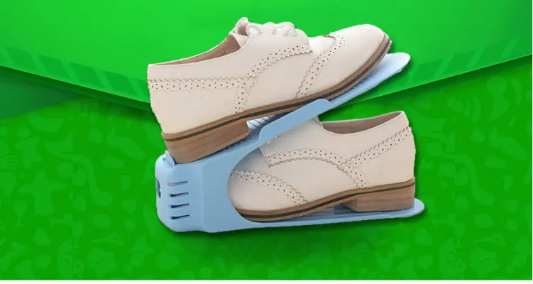 Регулируемая подставка для обуви толстая Пластиковая Полка хранения экономия