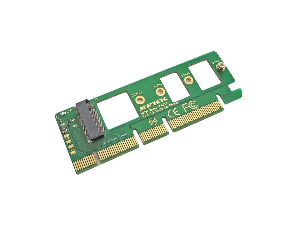 PCIe 3 0x4x8x16 к NVMe AHCI M.2 NGFF SSD Адаптерная карта|pcie x4|ngff pciem.2 to pcie |