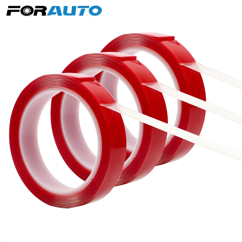 FORAUTO Автомобильная двухсторонняя лента 8/10/15/20 мм x 3м наклейка авто клеевые