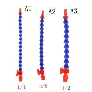 14 дюйма, 38 дюйма, 12 дюйма, Легкая машина, бамбуковые масляные трубы для охлаждающей жидкости, 300 мм, синие круглые сопла, водяное охлаждение, гибкие пластиковые шланги для охлаждающей жидкости