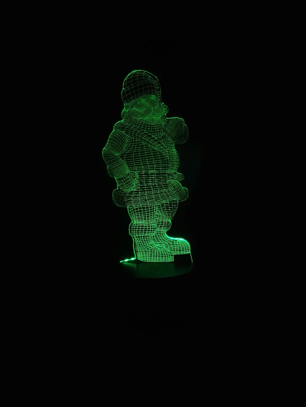 Новинка Рождественская декоративная лампа 3D LED ночник светильник USB настольная