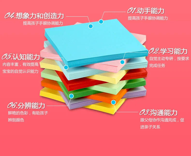 50 шт./компл. квадратная оригами Бумага для детей DIY ручной работы двухсторонняя цветная сложенная бумага для скрапбукинга украшения