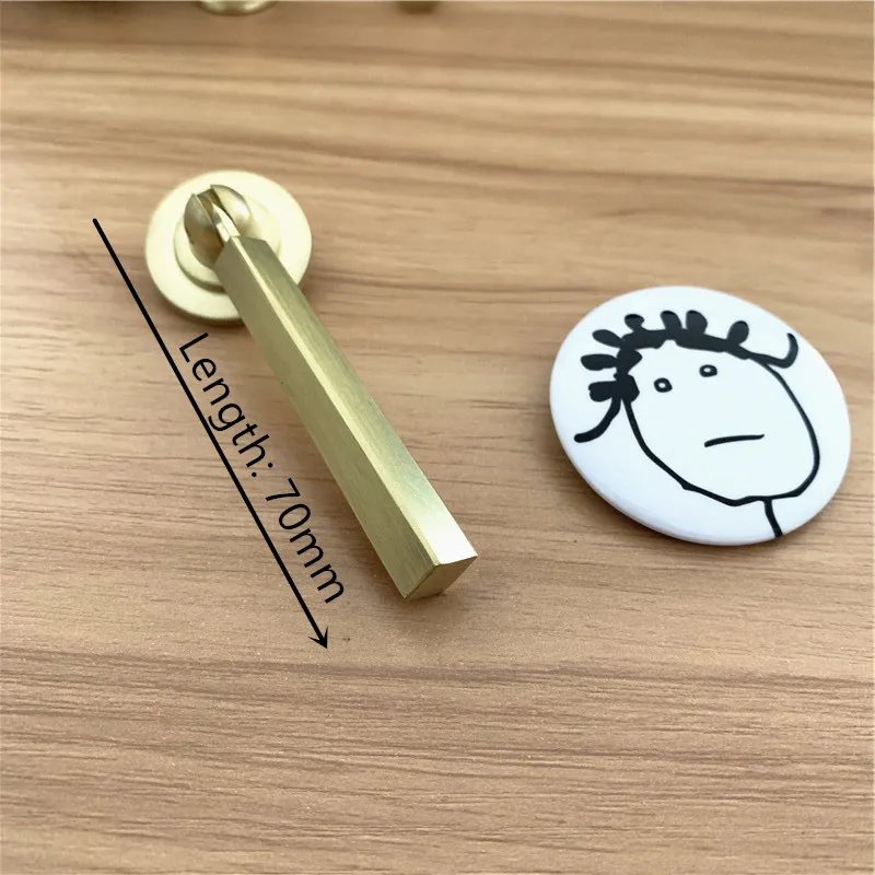 single hole pull LCH цинковый сплав, матовый золотой медный цвет, ручка для шкафа, выдвижная ручка, дверная ручка, художественная мебель в китайском стиле, фурнитура - Цвет: single hole pull