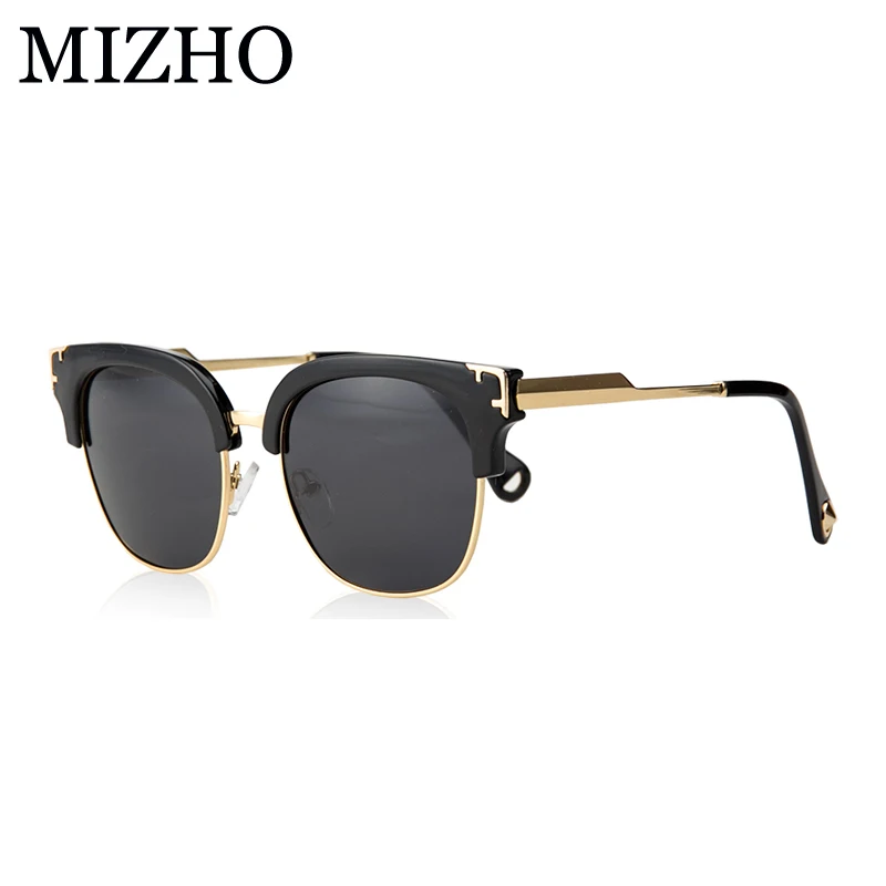 MIZHO Gold Vidrio оригинальные роскошные женские солнцезащитные очки поляризационные