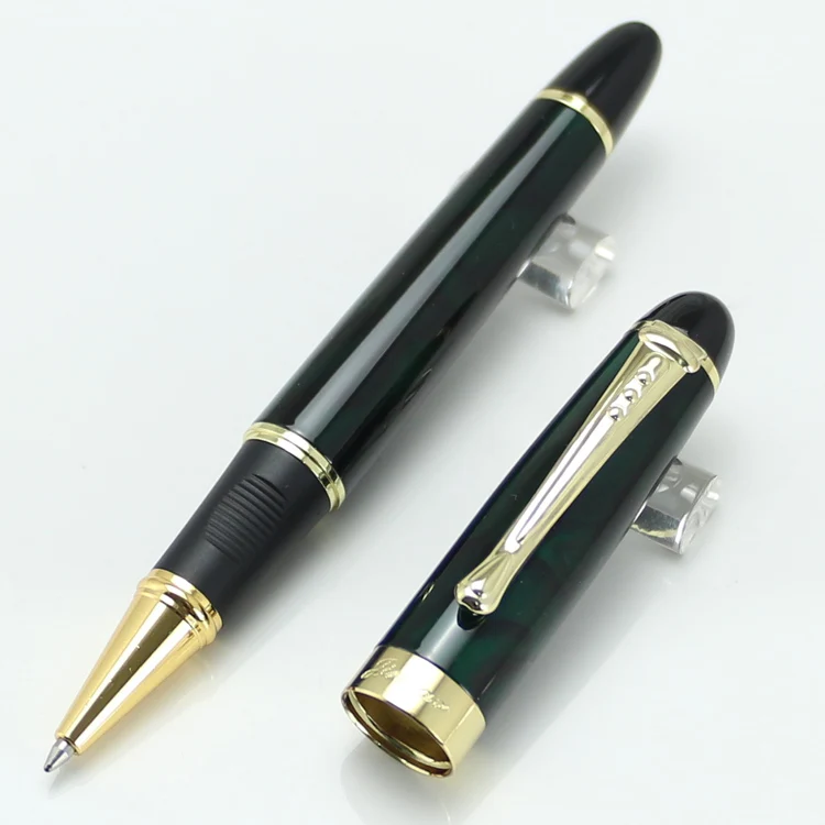 JINHAO X450 новый темно зеленый металлический золотой зажим 22 цвета 0 7 мм перо ручка
