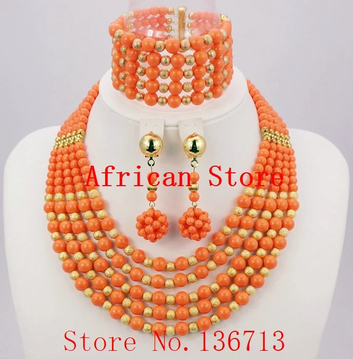 Фиолетовая заводская цена модные нигерийские Свадебные африканские бусины