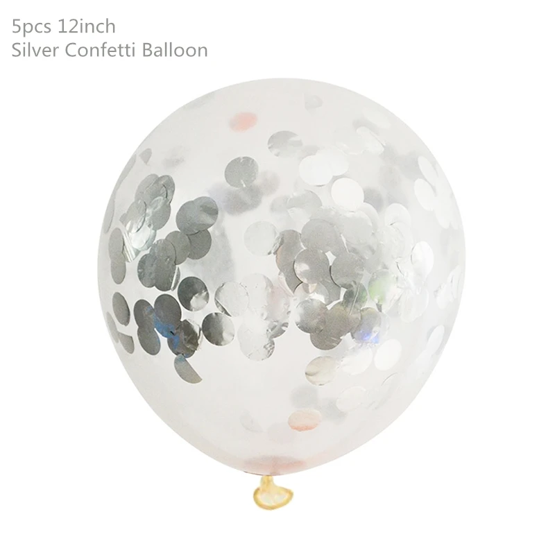 5pc confetti balloon Детский душ мальчик украшения для девочек набор это мальчик это девочка о Детские воздушные шары пол раскрыть Дети День Рождения Вечеринка ребенок душ подарки - Цвет: 5pc confetti balloon