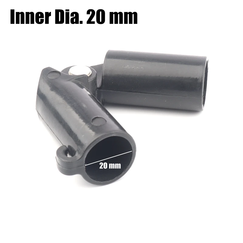 Inner 20mm 2pcs 11 16 20mm Gardening Pillar Support Forks Climbing Flower Vegetable Plants Brackets Connectors Pergolas Garden Build Parts - Цвет: Inner 20mm
