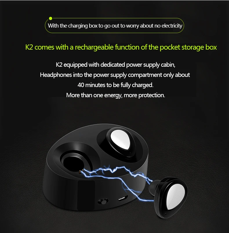 2019 K2 наушники-вкладыши TWS с мини Audifonos fone de ouvido Bluetooth наушники Беспроводной